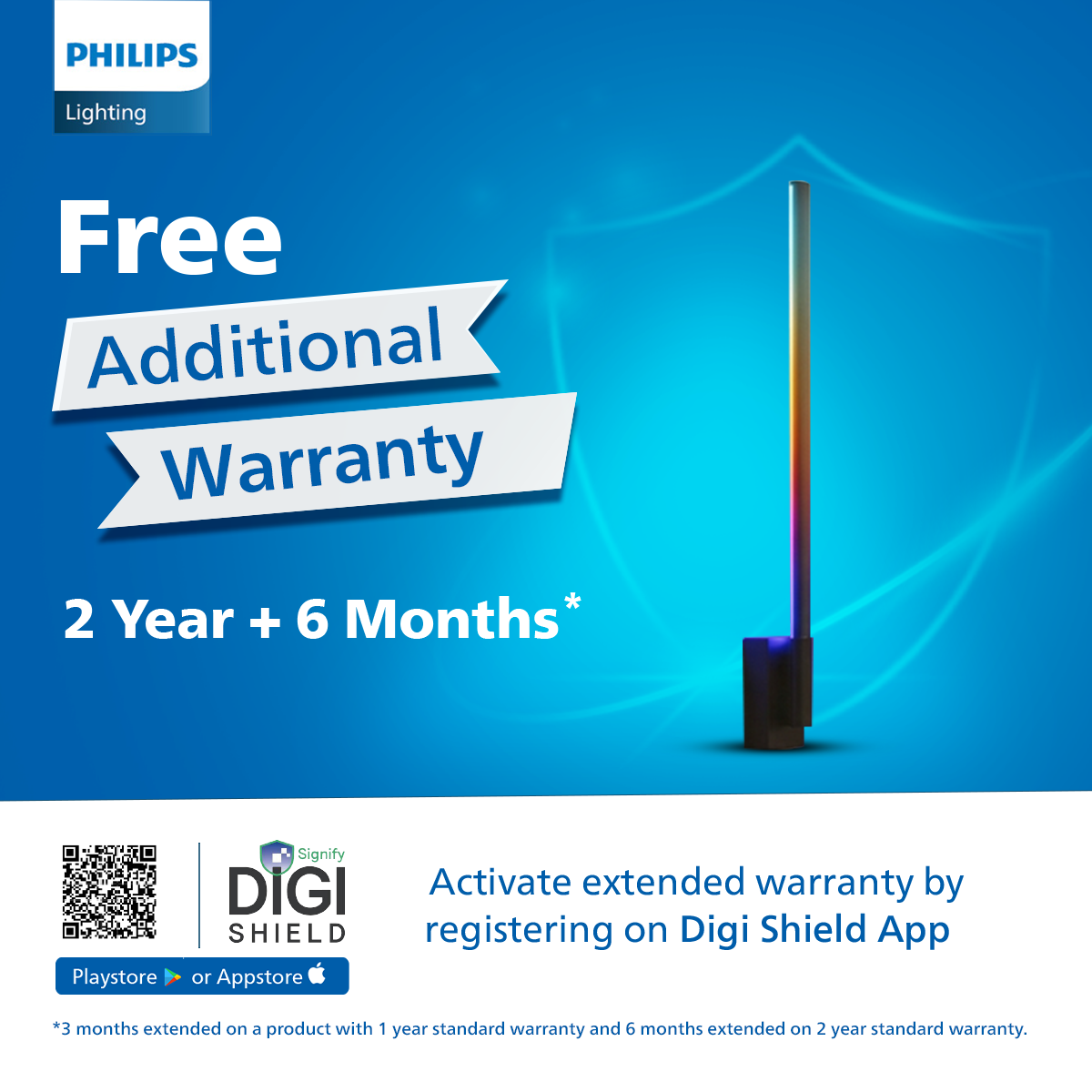 Philips Wi-Fi Ebony Pro RGBIC Gradient Wall Light
