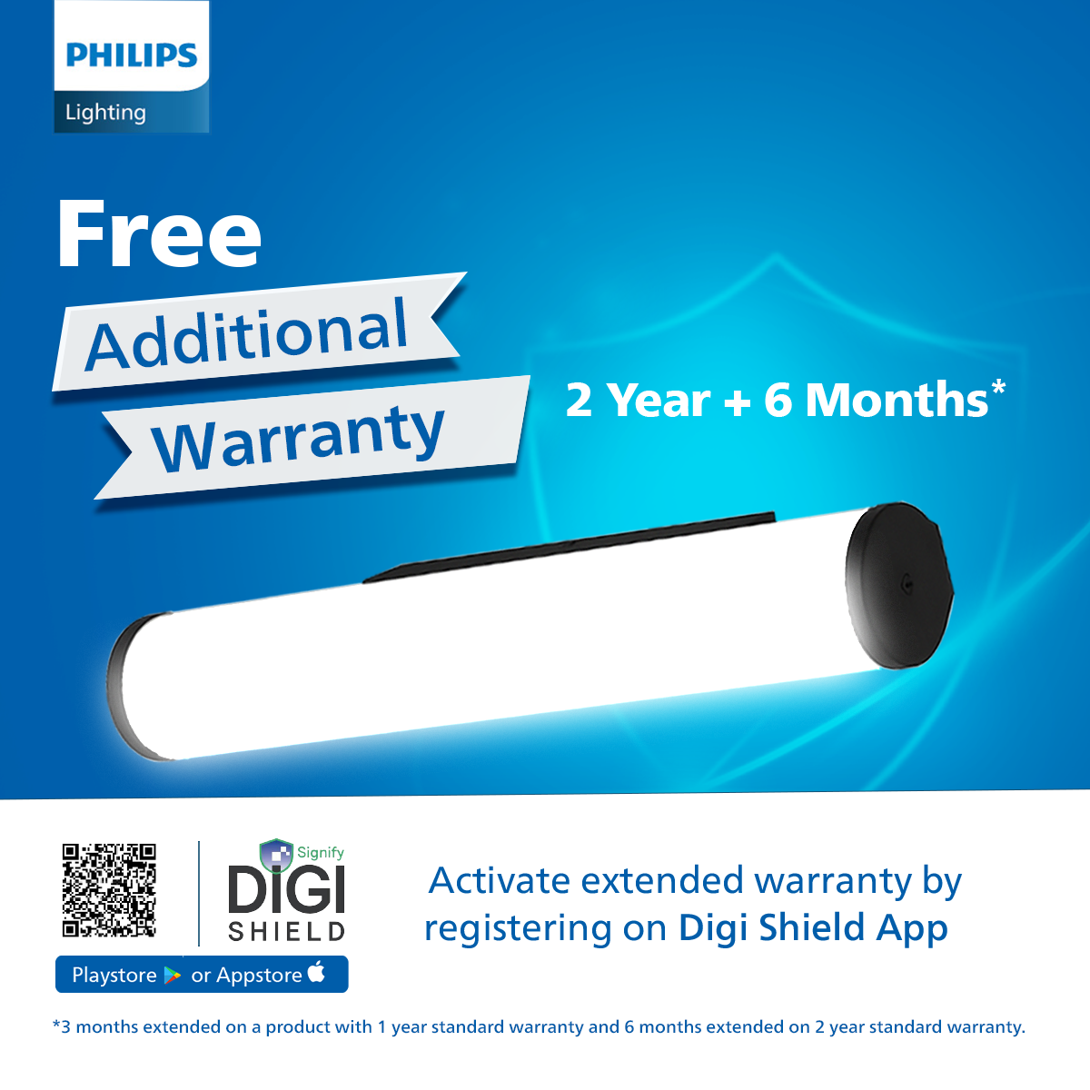 Philips Smart Wi-Fi LED Vega Wall Light
