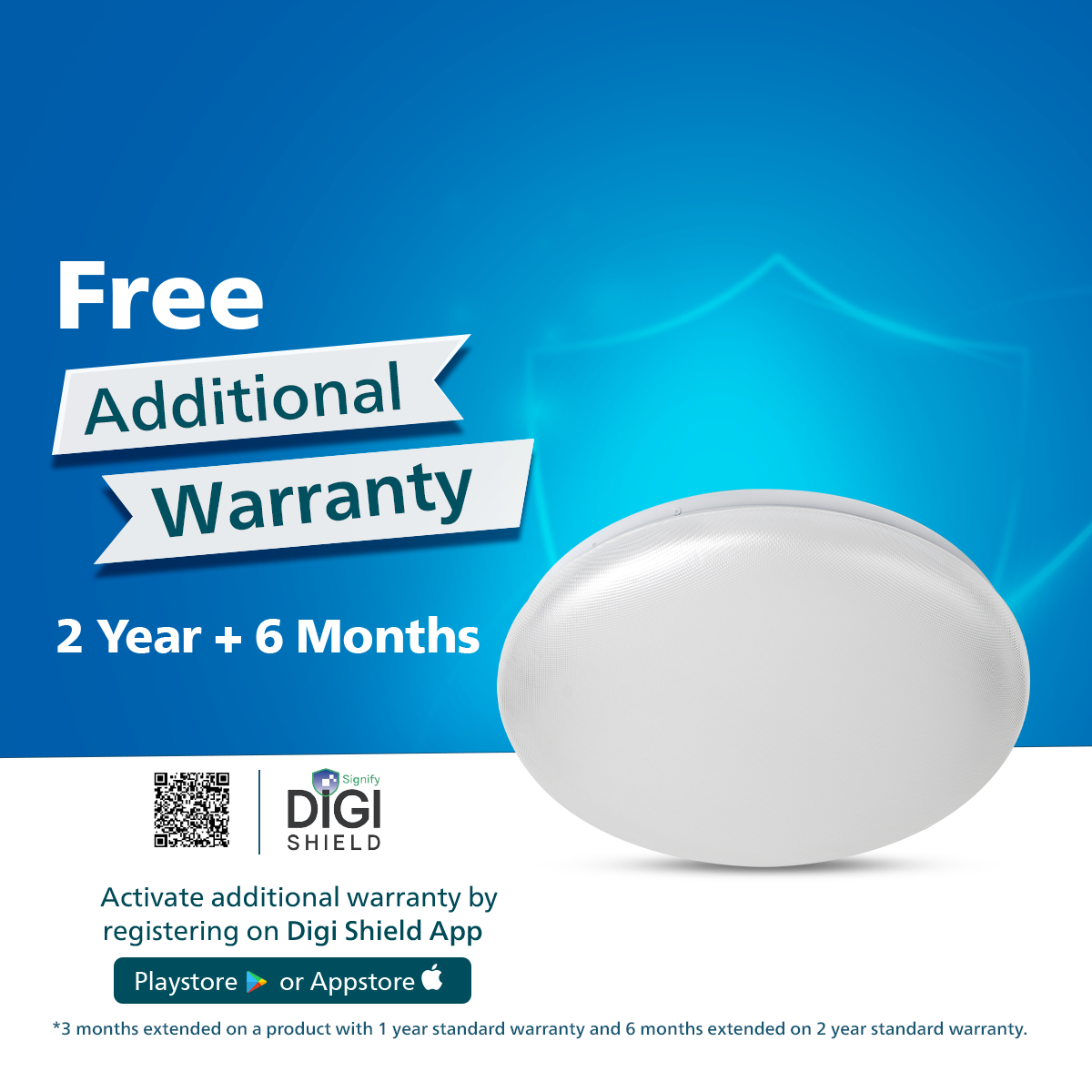 Philips Smart WideGlow LED Surface Downlight