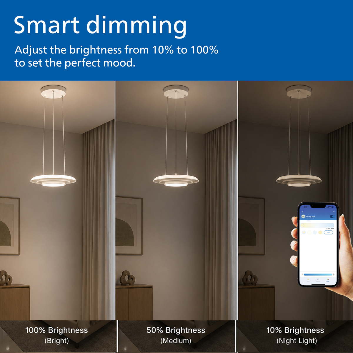 Philips WiZ Embrace Smart Wi-Fi LED Ceiling Light