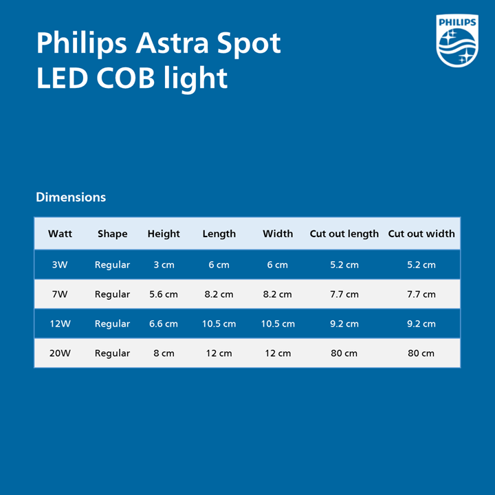 Philips AstraSpot LED spotlight