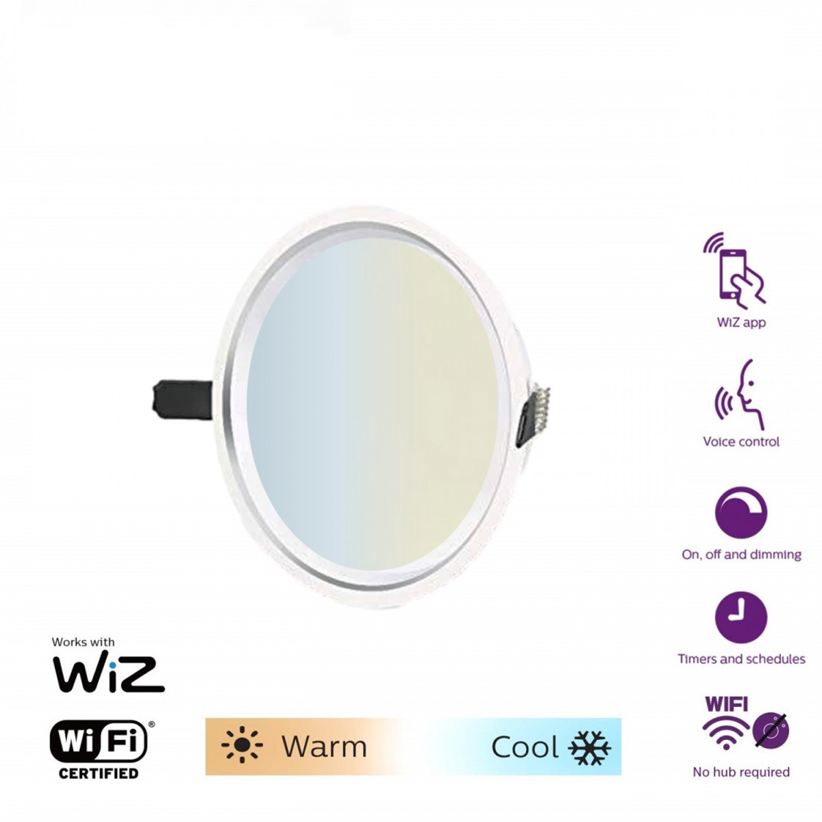 Philips Smart WiFi Aura LED Downlight (Wiz Connected)