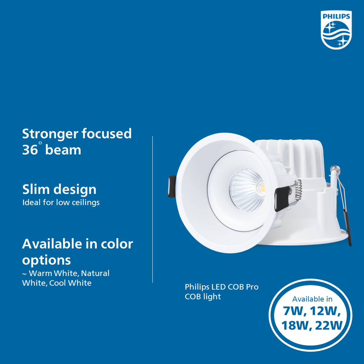 Philips cob light discount 22w