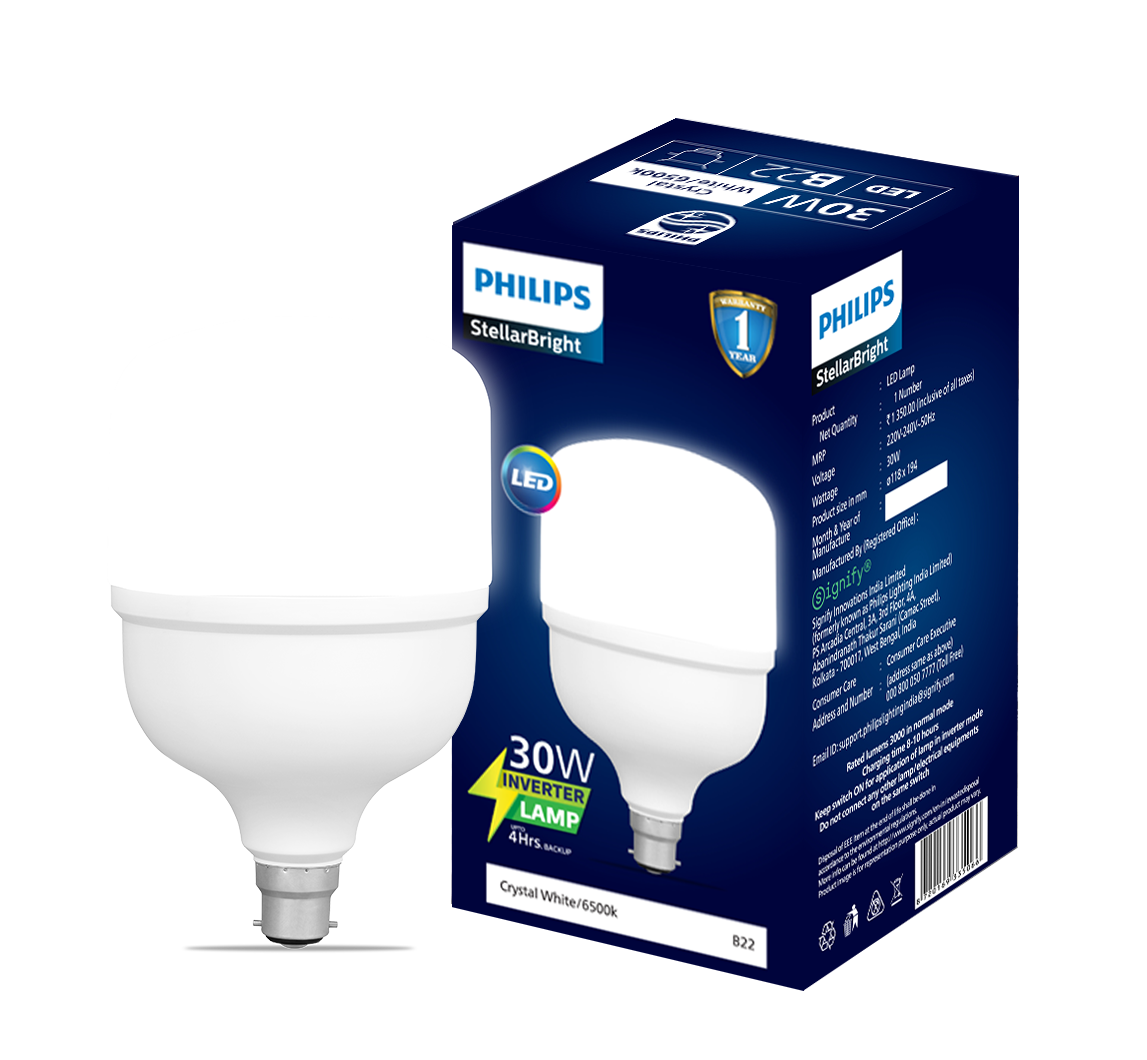 Philips Stellar Bright Emergency Inverter LED Bulb