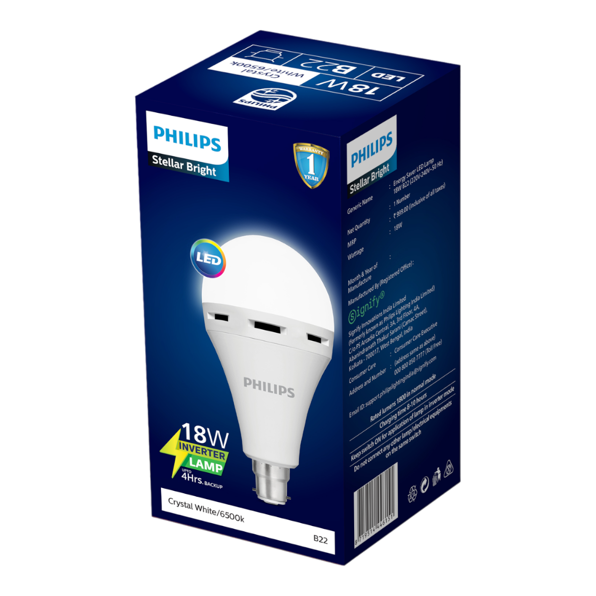 Buy 30 Watt Philips Emergency Inverter LED Bulb Online Philips lighting Online Store
