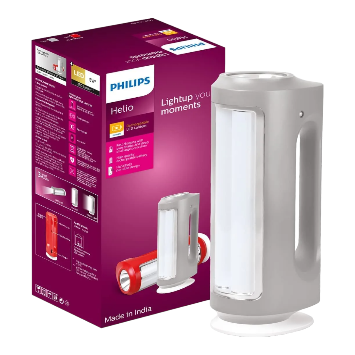Rechargeable emergency hot sale light philips