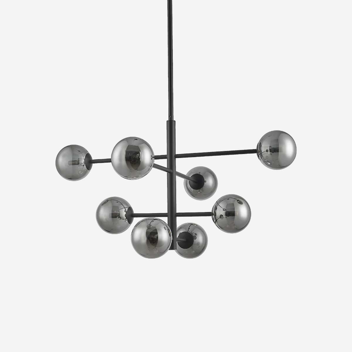 Philips Celestial 8 head Chandelier (Matte Black)