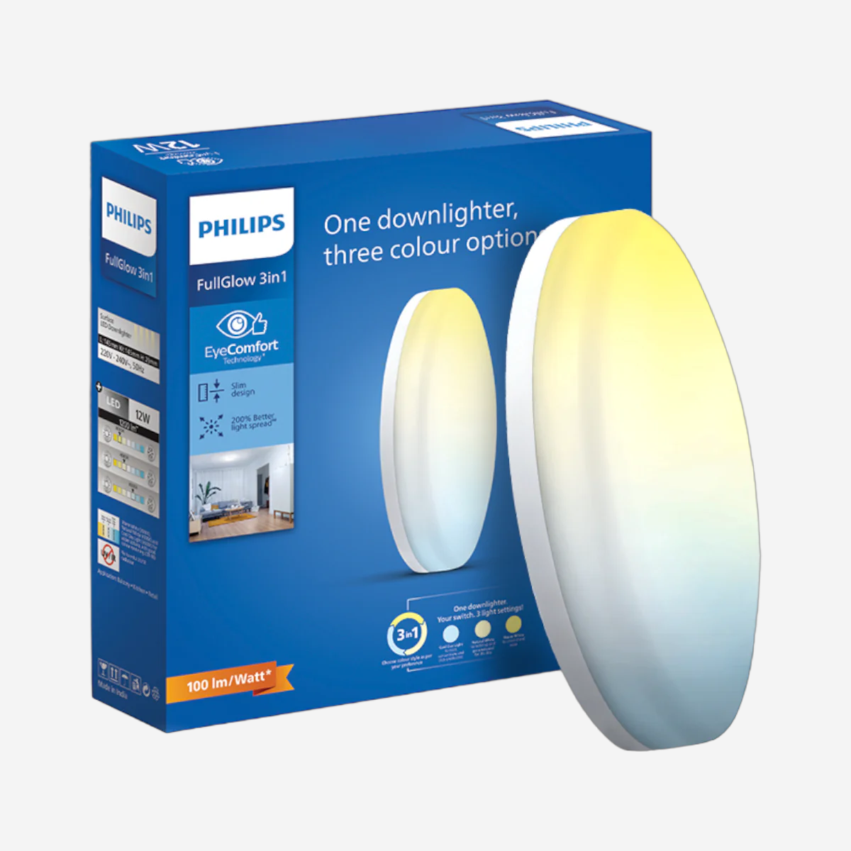 Buy Philips Full Glow 3-in-1 Surface light (Tunable) Online Buy Philips Full Glow 3-in-1 Surface light (Tunable) Online