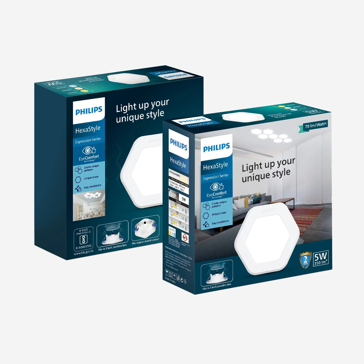 Buy Philips HexaStyle LED Downlight Online at Best Prices – Philips ...