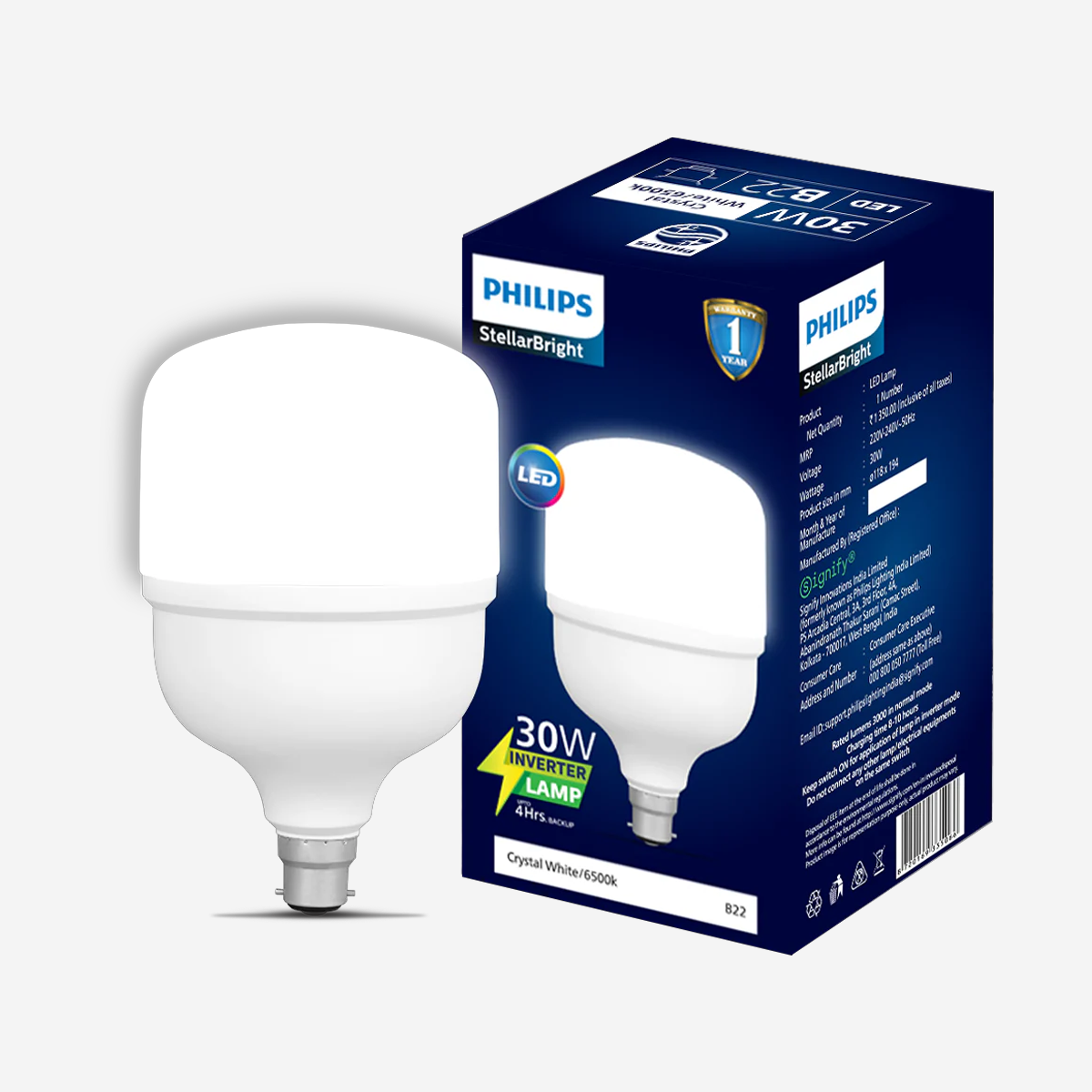 Philips Stellar Bright LED Emergency Bulb (Inverter bulb)
