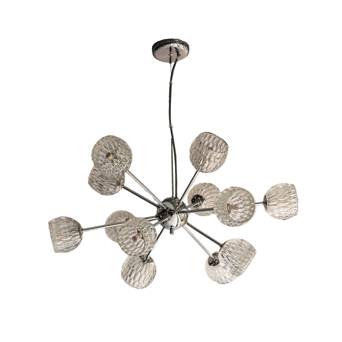 Caelus chrome effect 14 lamp ceiling light deals
