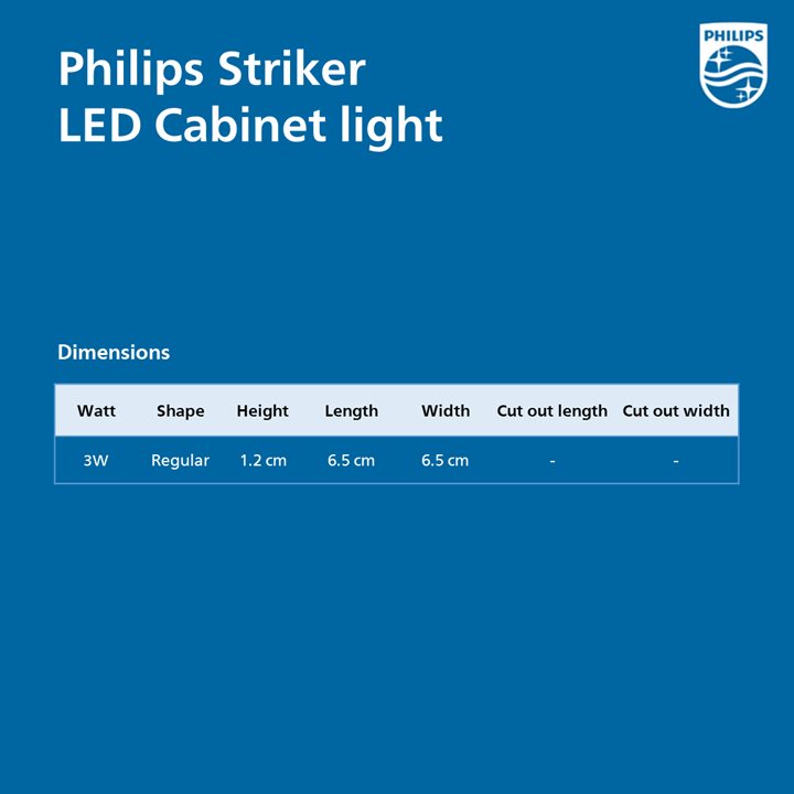 Philips Striker LED Cabinet light