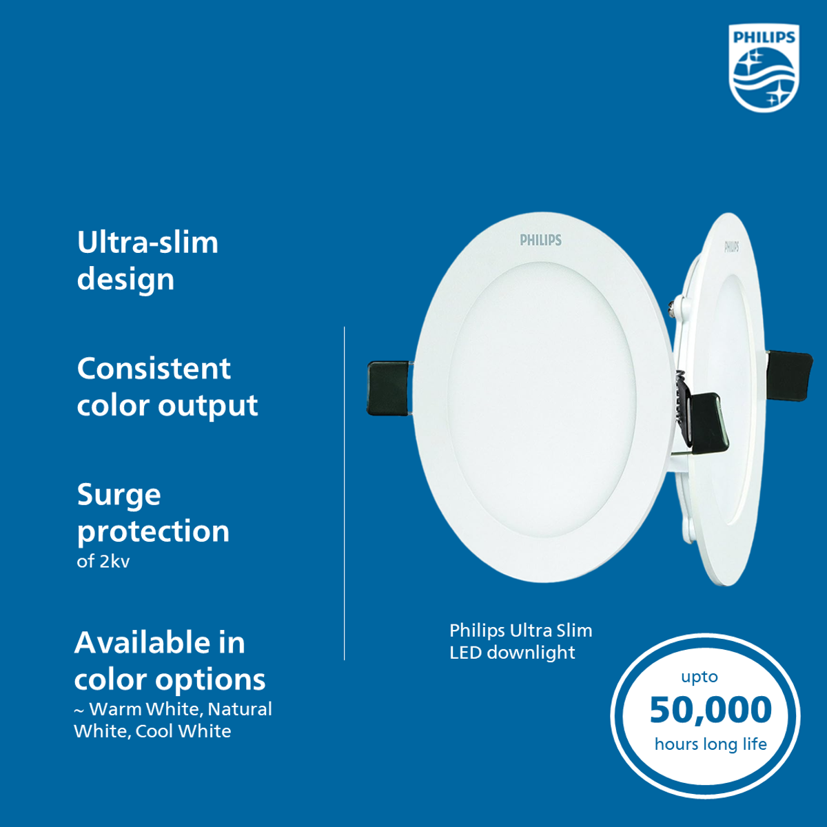 Philips ultra online slim led downlight