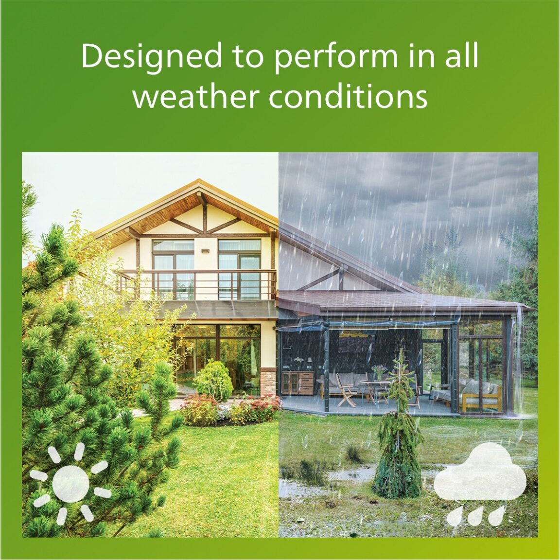 Philips VAPORA Solar Wall Light