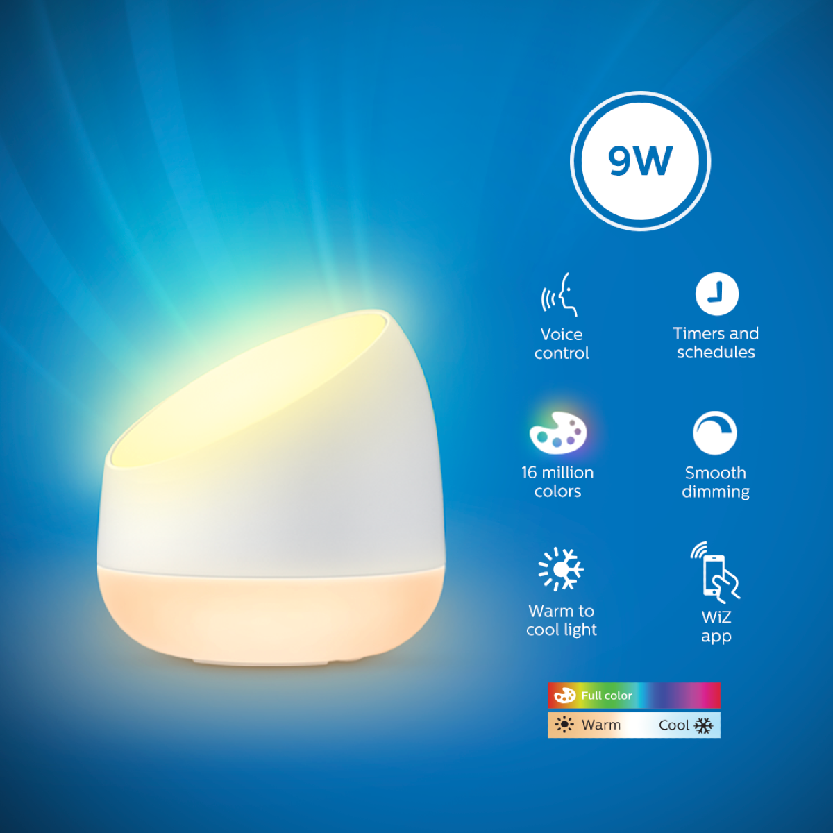 Philips Smart WiFi Squire table lamp (Wiz Connected)