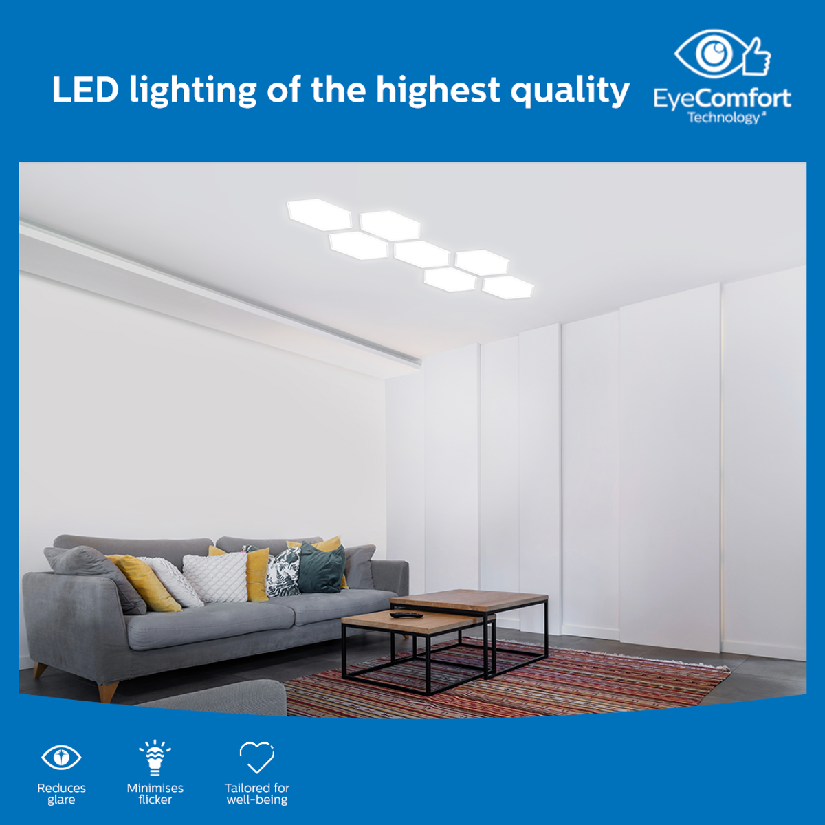 Philips Smart WiFi Hexastyle LED Downlight (Wiz Connected)